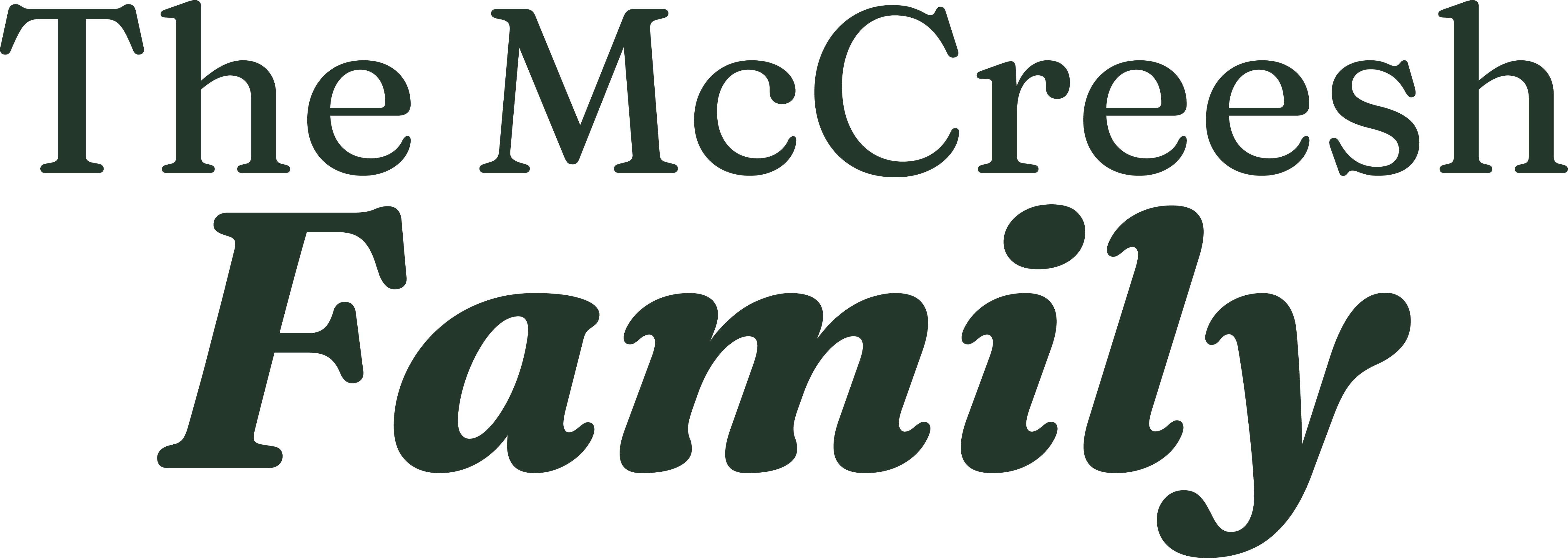 The McCreesh Family